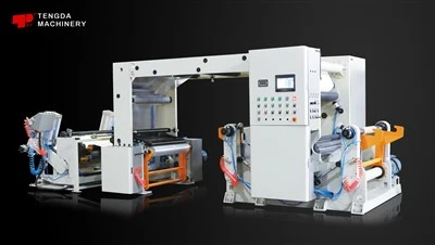 Máy cắt và tách giấy hai trục